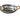 au gratin dish or serving bowl, brass handle
