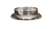 Load image into Gallery viewer, Hammered Soup Bowl with Liner, Stainless Steel, 450 ML, 4.5&quot;, Square Shape
