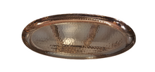 Load image into Gallery viewer, Rose Gold Finish Hammered Oval Shape Serving Platter, 8&quot;, 10&quot; &amp; 12&quot;, Stainless Steel
