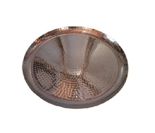 Charger l&#39;image dans la galerie, Rose Gold Finish Round Hammered Plate or Platter, Stainless Steel, Sizes Available
