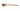 Gold finish pvd coating serving spoon