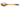 Hammered Gold Finish, 18/8 Stainless Steel, Oval Shape Serving Spoon XL Size, 11"