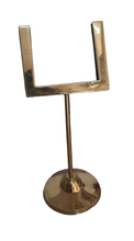 Load image into Gallery viewer, pure brass menu card stand holder, tableware
