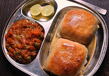 Load image into Gallery viewer, Stainless Steel Oval Pav Bhaji Plate/Thali - Small
