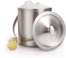 Load image into Gallery viewer, Stainless Steel Matt Finish Ice bucket with lid, Barware
