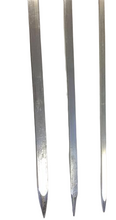 Load image into Gallery viewer, Stainless Steel Square BBQ Skewers - 4 mm Thickness, 39&quot;
