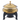 brass polish chafing dish set, comes with stand, 5 liters capacity
