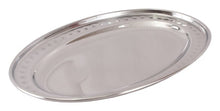 Charger l&#39;image dans la galerie, Stainless Steel Hammered Oval Shape Beading Platter Tray #3, 11.75&quot; x 7.75&quot;
