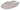 Stainless Steel Hammered Oval Beading Platter Tray #2, 9.75" x 6.5"