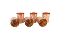 Charger l&#39;image dans la galerie, Copper Glass Tumbler with Silver Touch Design - 250 ML
