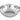 Double Wall Stainless Steel Hammered Serving Karahi 700 ML