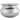 Stainless Steel Hammered Serving Punjabi Handi #2, 700 ML, 4.75"