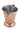 Copper Stainless Steel Hammered Bucket For Serving 400 ML, Double Wall