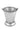 Hammered Stainless Steel Double Wall Balti for Serving #1, 300 ML, 4"