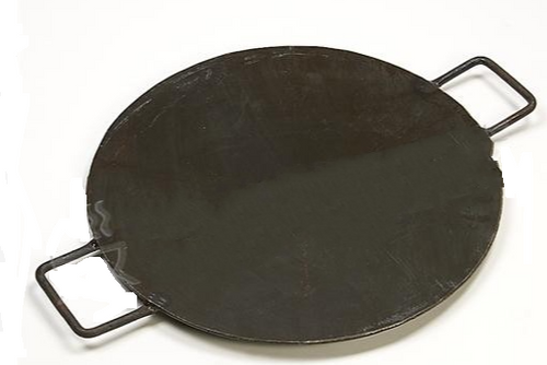 Mild Steel Iron Tikki Tawa/Tava Platter, 24