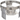 Stainless Steel Round Tikki Tava Stand, 12"