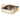 Stainless Steel Hammered Square Shape Serving Pan with Double Sided Brass Handle 700 ML capacity
