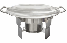 Load image into Gallery viewer, Stainless Steel Round Tikki Tava Stand - 12&quot;
