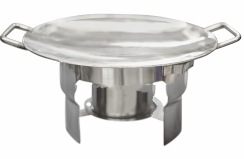 Stainless Steel Tikki Tawa Stand for Buffet - 15