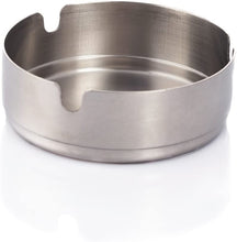 Load image into Gallery viewer, Stainless Steel Matt Finish Ashtray - 3 Holders
