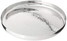 Charger l&#39;image dans la galerie, Stainless Steel Hammered Round Thali, 13&quot; Diameter
