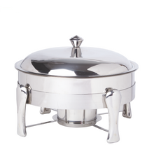 Charger l&#39;image dans la galerie, Stainless Steel Round Lift-Top Chafing Dish with Hanger - 7.5 Liter&#39;s
