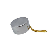 Charger l&#39;image dans la galerie, Stainless Steel Serving Sauce Pan with Brass Handle #2 - 475 ml
