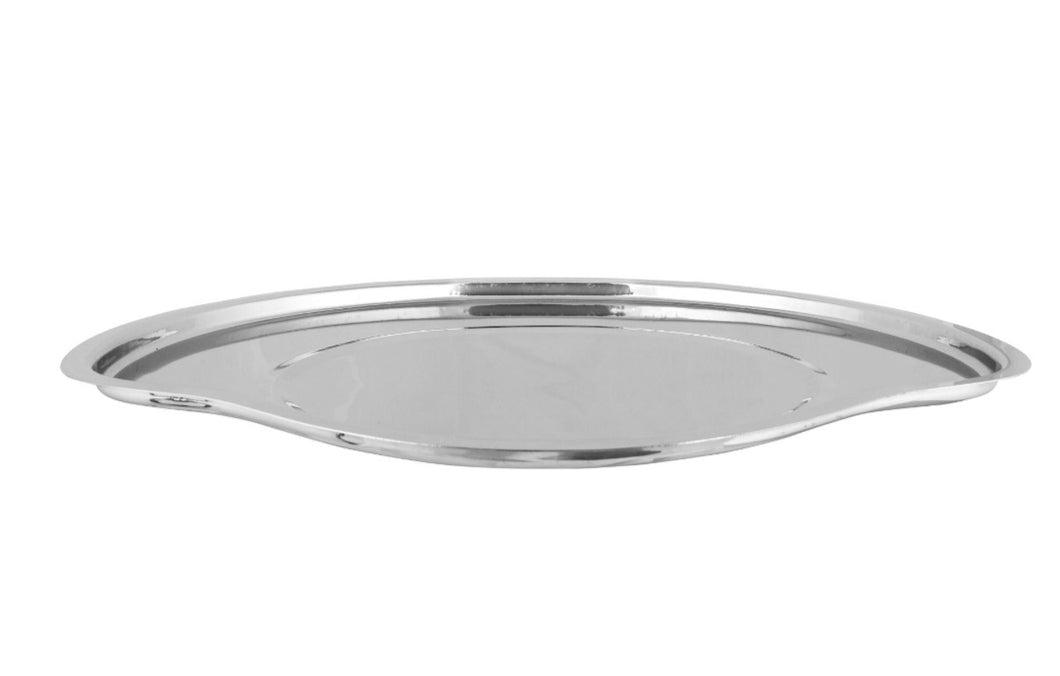 Stainless Steel Moon Shape or VIP Thali, 17