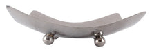 Charger l&#39;image dans la galerie, Stainless Steel Hammered Square Snack Tray or Platter with Legs, 6&quot; x 6&quot;
