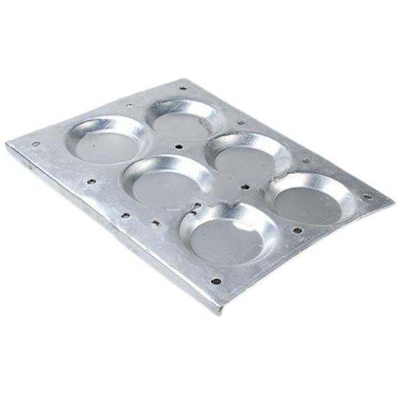 6 idli's thatte idli tray, aluminium tray, cooking tray
