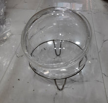 Charger l&#39;image dans la galerie, Acrylic Pani Puri Matka with Cover, Stainless Steel Stand, Buffet Ware, 11 Inch

