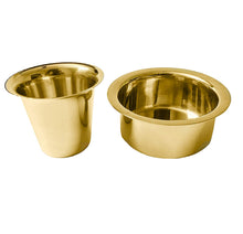 Charger l&#39;image dans la galerie, Pure Brass Coffee Dabara Set, 110 ML, Heavy Duty
