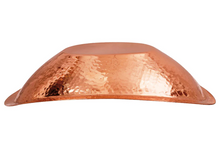 Load image into Gallery viewer, Pure Copper Hammered Oval Shape Bread Basket, 9&quot;, Serve-ware
