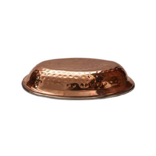Charger l&#39;image dans la galerie, Hammered Copper Stainless Steel Serving Oval Dish or Au Gratin #2, 475 ML, D/W
