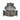 Stainless Steel Dotted Design Pani-Puri Matka wtih Base Stand, Buffet Display, 10 Liters