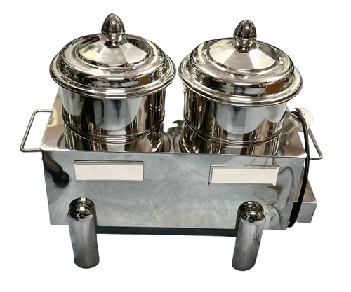 Electric Soup Station, comes with 2 Pans, 5 Liter Each