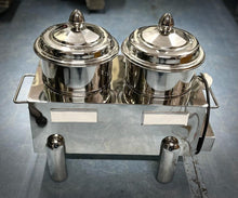 Charger l&#39;image dans la galerie, Electric Stainless Steel Food Warmer set, buffet supplies
