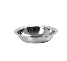 Load image into Gallery viewer, Stainless Steel 18 Gauge Round Entree Dish or Curry Bowl #1, 250 ml, 5&quot;
