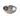 Hammered Stainless Steel Round Deep Serving Portion Bowl, 6" Diameter, 500 ml