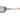 18/8 Grade Stainless Steel Hammered Spade Spoon for Serving, Heavy Duty