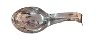 Charger l&#39;image dans la galerie, Stainless Steel Hammered Spoon Rest, Length 10&quot;, Heavy Duty
