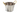 Stainless Steel Round Serving Bowl #1, 250 ml, Double Side Brass Handle