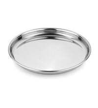 Charger l&#39;image dans la galerie, Stainless Steel Big Huge Thali Platter, 28&quot; Round, Desi Style Thali
