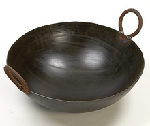 Load image into Gallery viewer, Iron Deep Heavy duty Kadai Wok, 20&quot; Round, Commercial Cookware
