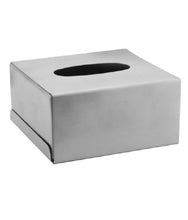 Charger l&#39;image dans la galerie, Stainless Steel Matt Finish Square Pop-Up Tissue Box or Dispenser
