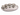 Oval Rajdhani Thali, Indian Dinnerware, Stainless Steel
