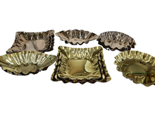 Load image into Gallery viewer, Gold Finish Square Shape Decorative Platter, Stainless Steel
