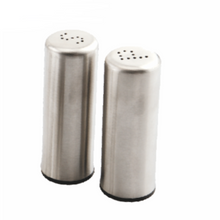 Load image into Gallery viewer, Stainless Steel Matt Finish Salt &amp; Pepper Shakers Set
