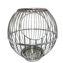 Charger l&#39;image dans la galerie, Stainless Steel Pani Puri Display Stand for Puri, Round Cage
