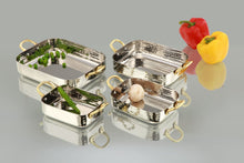 Charger l&#39;image dans la galerie, Stainless Steel Hand Beaten Serving Pan Set, Premium Tableware
